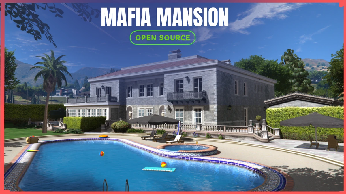Mafia Mansion MLO FiveM | Luxury Gang Mansion, Cave & Garage | Open Source